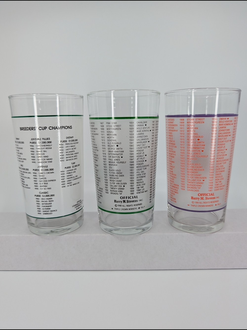 8 Kentucky Derby Commemorative Mint Julep Glasses 118/120/121/129/131/135-137 - Picture 3 of 13